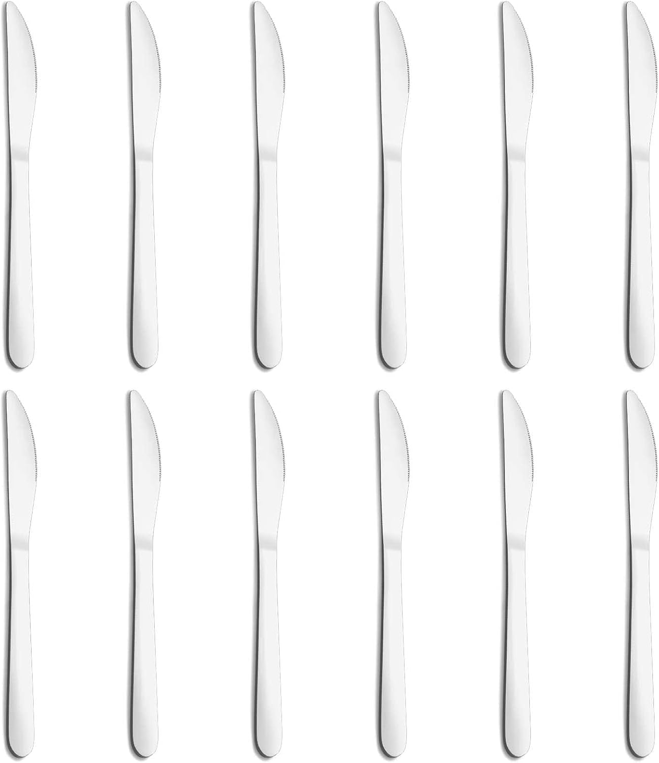 36-Piece Butter Knives, Dinner Knife Set (9 Inches), Food Grade Stainless Steel Table Knife, Knives Silverware for Home/Restaurant/Kitchen, Dishwasher Safe & Mirror Polished
