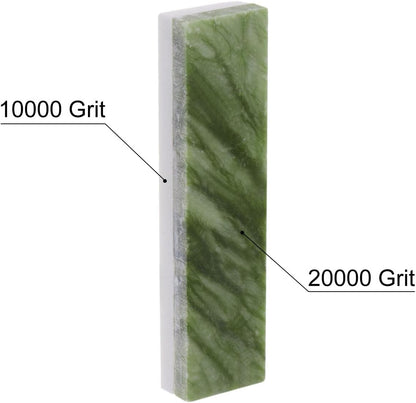 uxcell Sharpening Stones 10000/20000 Grit 2 Side Combination Whetstone Knife Sharpener Stone 100x25x12.5mm