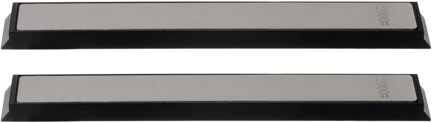 HARFINGTON 2pcs Diamond Sharpening Stone Set 800 Grit for Scissors Kitchen Tools