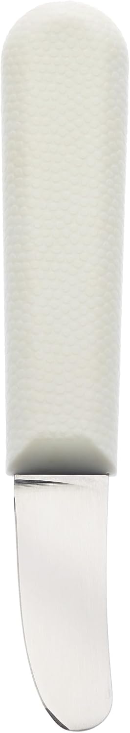 Mercer Culinary Boston Style Oyster Knife with Poly Handle, 3 Inch, White