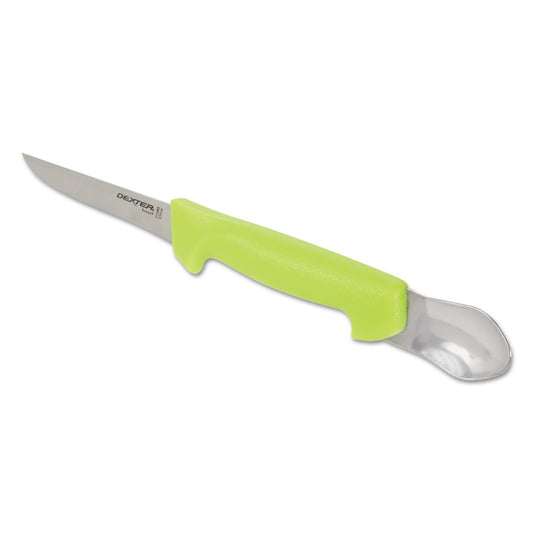 Dexter Russell P11893 Basics (31432) 5" Cut & Gut Knife, with roe Spoon, Stain-Free, high-Carbon Steel, Yellow Polypropylene Handle‍‌‌‌‌‍‌‌‌‍‌‌‍‌‌‌‌‍‌‌‍‌‌‌‌‍‌‌‌‌‍‌‌‍‌‌