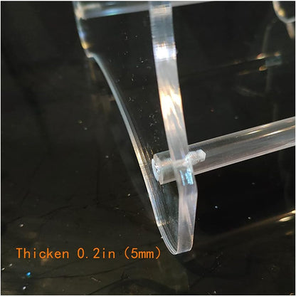 Clear Knife Display Rack Holder 8 Pcs,Thickening,2 Stand