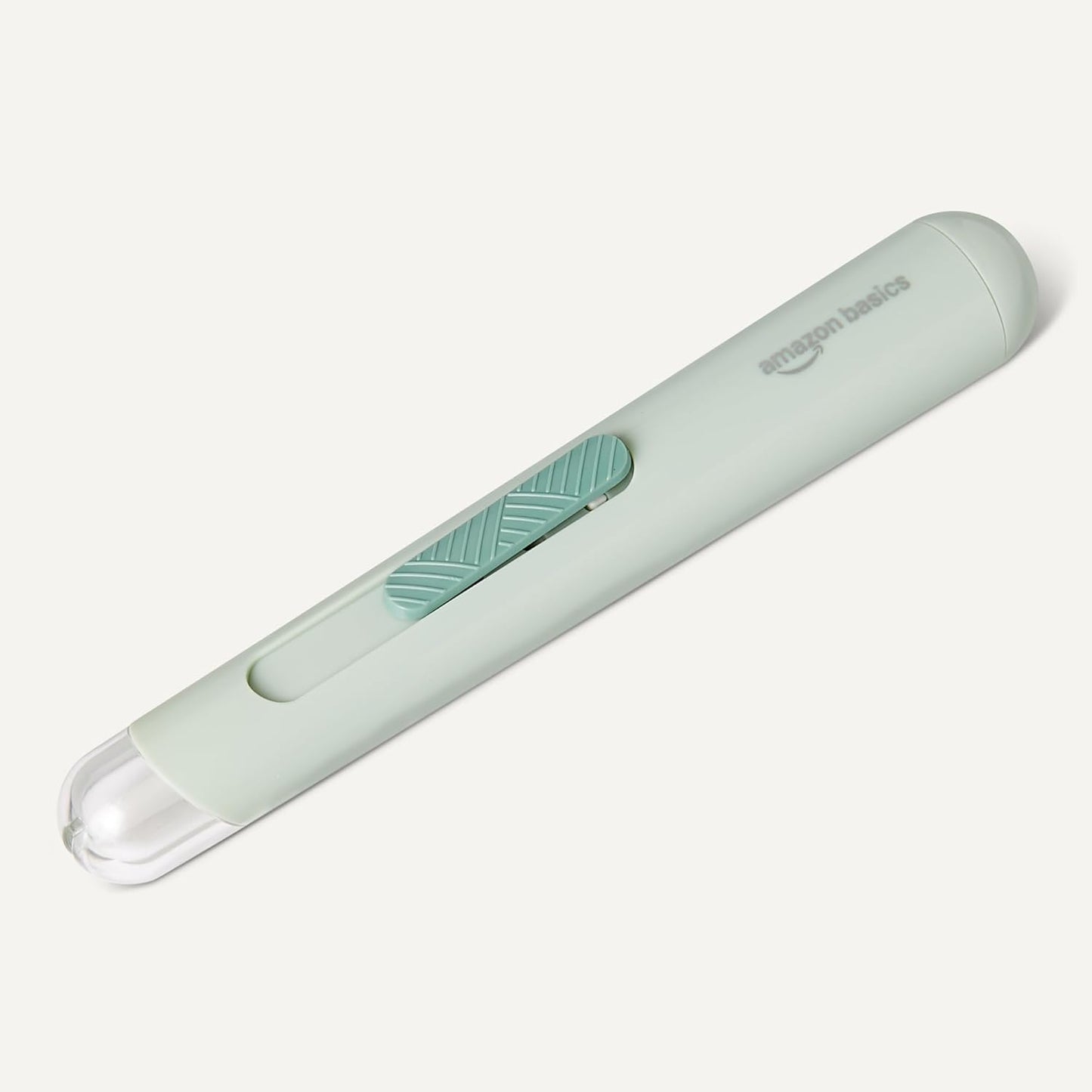 Amazon Basics Ceramic Box Cutter Utility Knife, Adjustable Safety Cutter, 0.75 x 0.75 x 5.50 inches, Green, 1-Pack