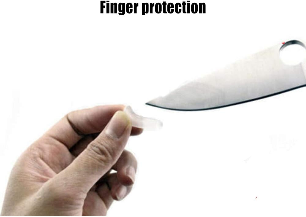 Acxico 20Pcs Blade Knife Tip Protector Cover Plastic Accessories Knife Tip Edge And Point Anti-scratch Protection