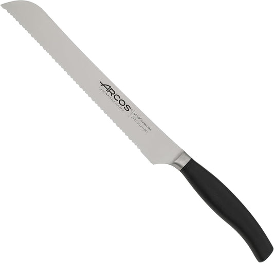 Arcos Forged Slicing Ham Knife 10 inch Stainless Steel Blade 250 mm. Professional Kitchen Knife. Rust & Corrosion Resistant. Flexible blade and smooth edge. Series Clara. Color Black.