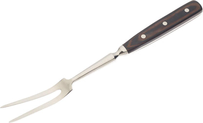 Mercer Culinary Praxis Granton Edge Slicer with Rosewood Handle, 14 Inch, Wood