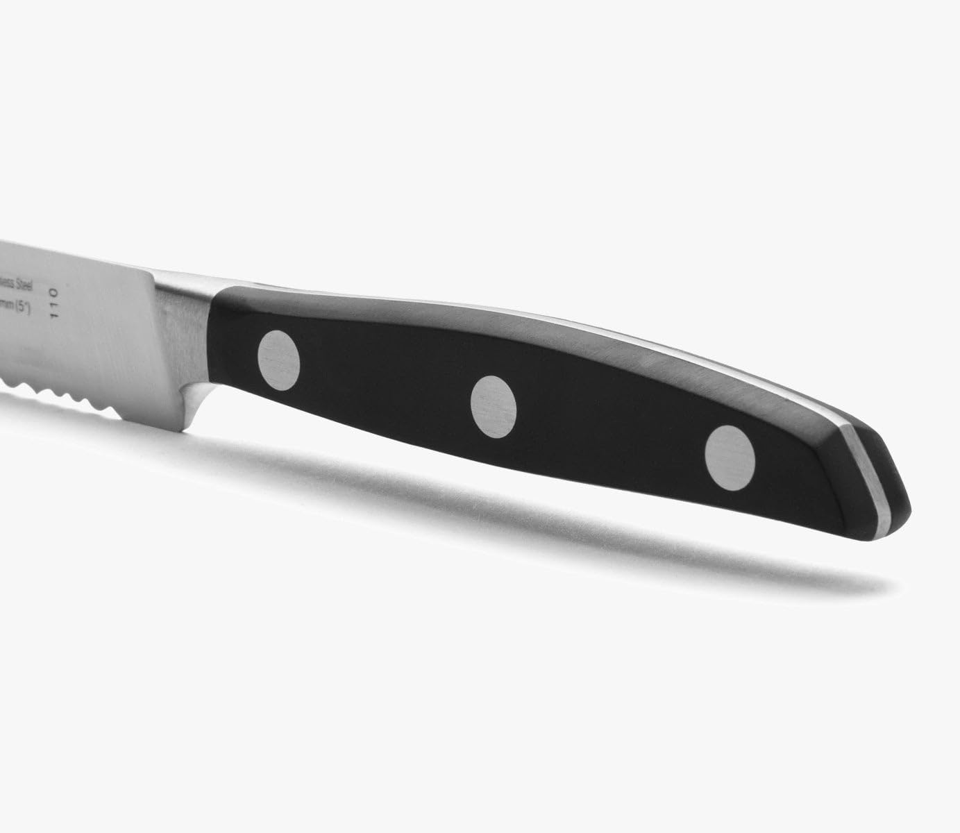 Arcos Forged Paring Knife 4 Inch Stainless Steel. Sharp Kitchen Knife for Peeling Fruits and Vegetables. Ergonomic Polyoxymethylene Handle and 100mm Blade. Series Manhattan. Color Black