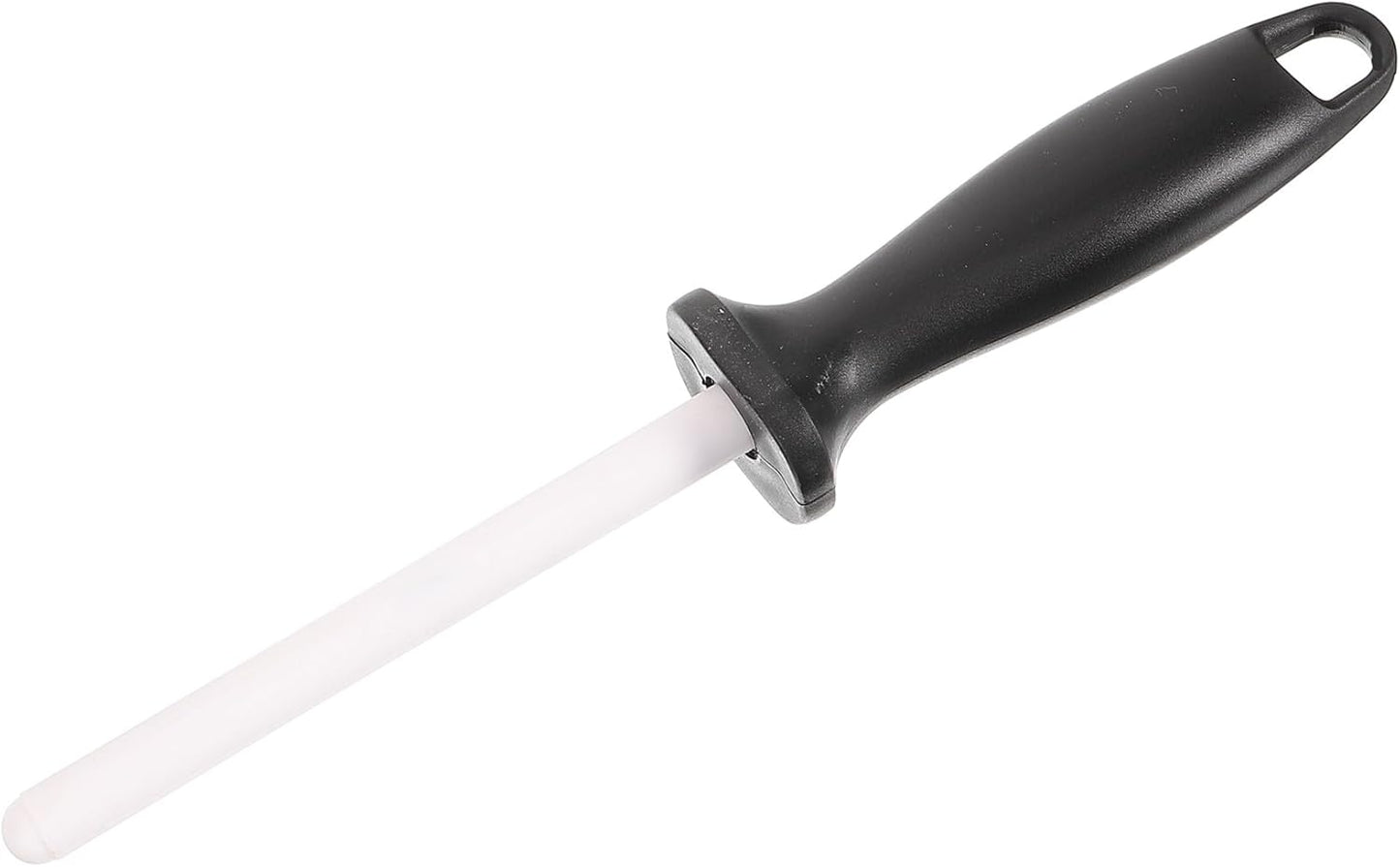 Ergonomic Kitchen Cutter Sharpener Rod for Knives and Scissors Ceramic Sharpening Tool with Even Surface for Professional Chefs and Home Use Safe and Easy to Use Handheld Honing
