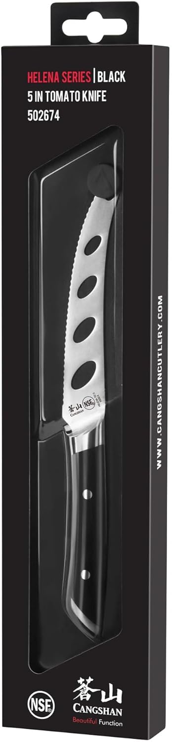 Cangshan HELENA Series 5-Inch Tomato Knife, Forged German Steel, 502674