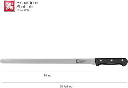 Richardson Sheffield Universal NSF Approved Professional Butcher Knife with Notches, 10-Inch