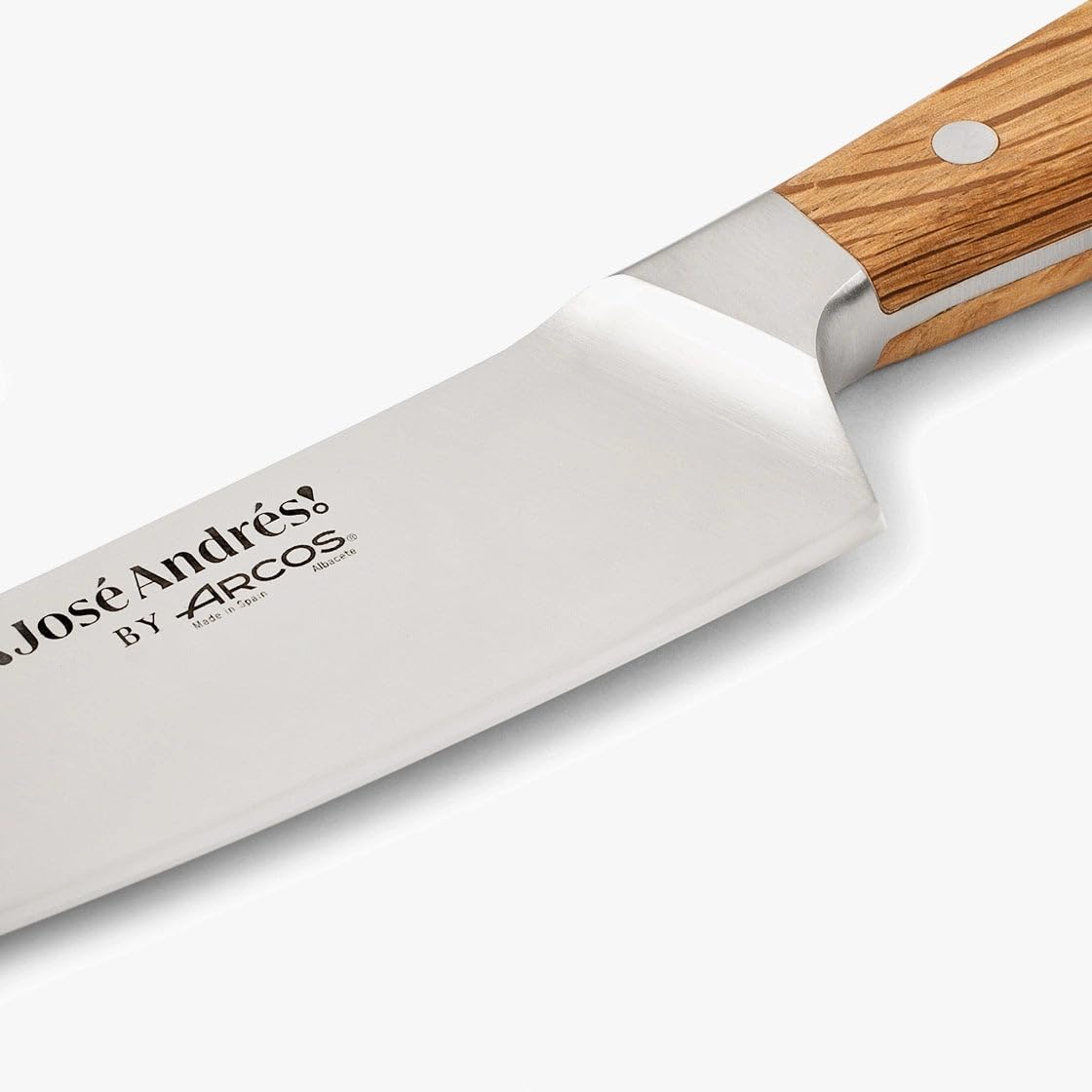 Arcos Jose Andres 10-Inch Fillet Knife Forged Meat Slicer | Professional NITRUM Stainless Steel Blade with Silk Edge | Ideal for Slicing Ham or Prosciutto | Ergonomic Holm Oak Wood Handle