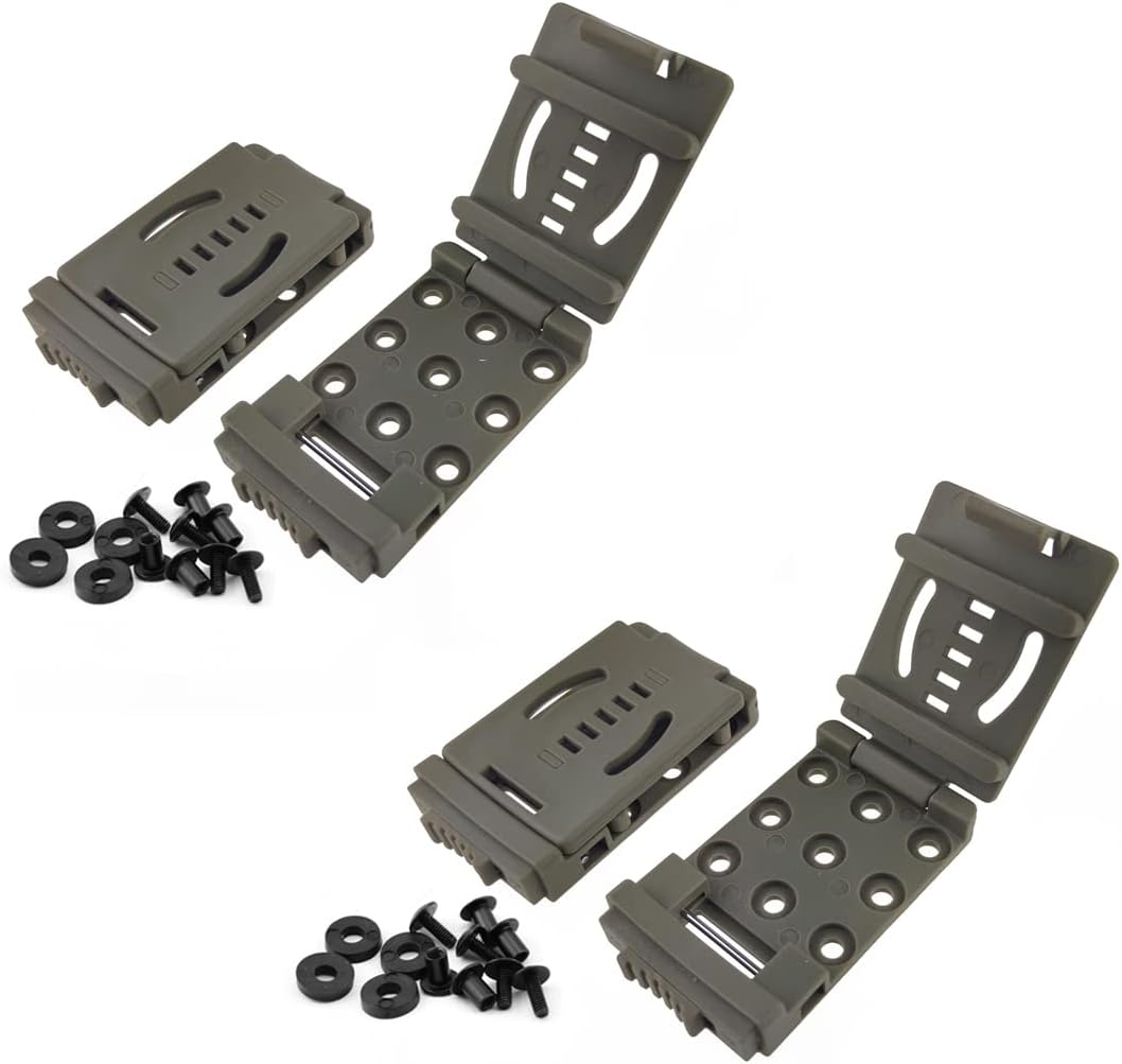 2-Pack Belt Clip Outdoor Camping Knife Blade Lock with Screws, Universal Utility EDC Belt Clip Holsters Mag Pouches Sheath Tools with Hardware