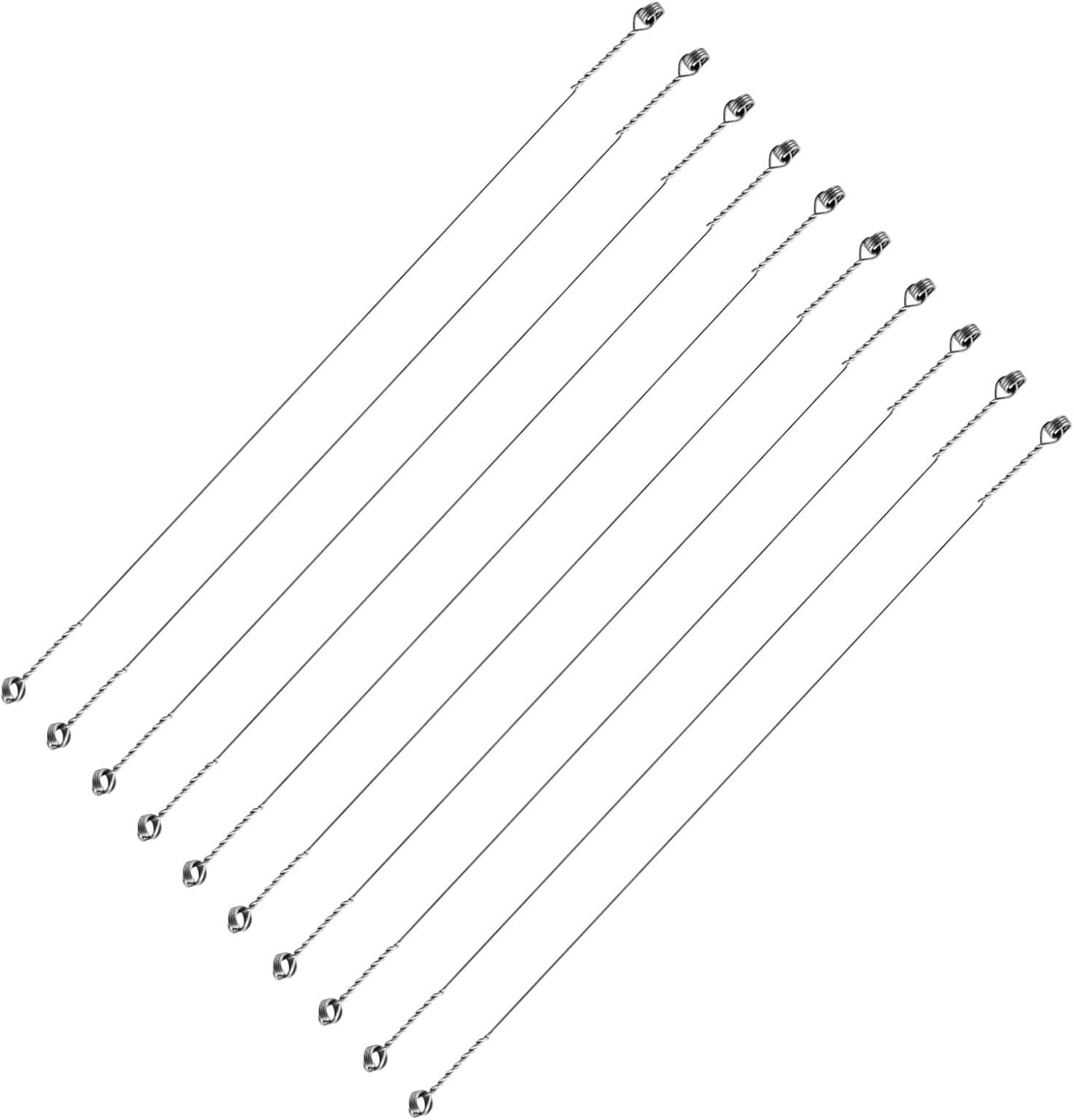 10Pcs Cheese Slicing Wire Stainless Steel Easy to Clean Practical Replacement Cheese Cutter Wire for Slicing Block Cheese, 6 inch
