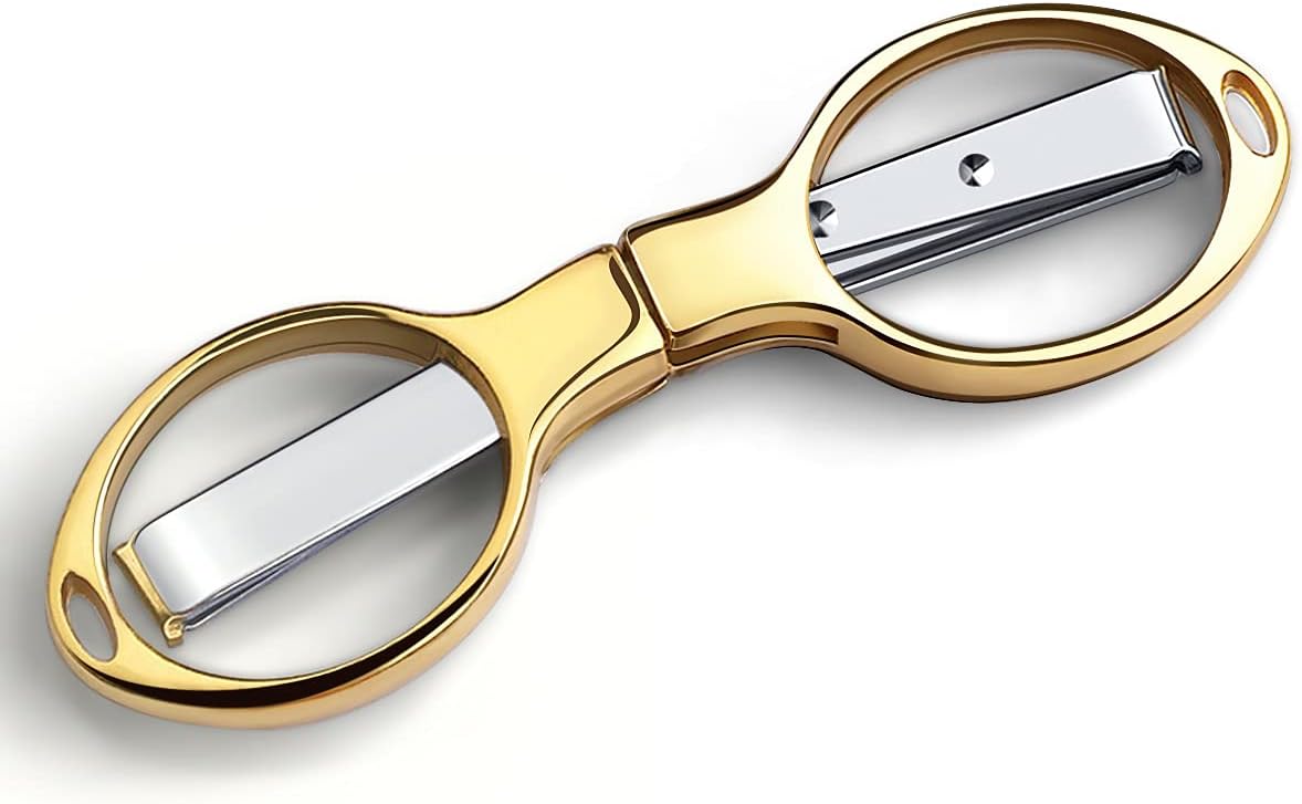 Folding Scissors, TSA Compliant & Portable, Compact, Safe Travel Scissors, Stainless Steel Retractable, 2 Pcs