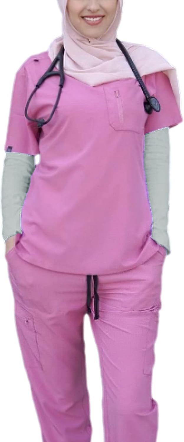 amokk Long Arm Sleeves for Women Cooling UV Sun Protection Sleeves to Cover Arms Gardening Sleeves