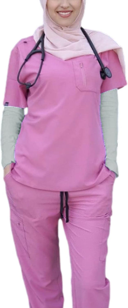 amokk Long Arm Sleeves for Women Cooling UV Sun Protection Sleeves to Cover Arms Gardening Sleeves