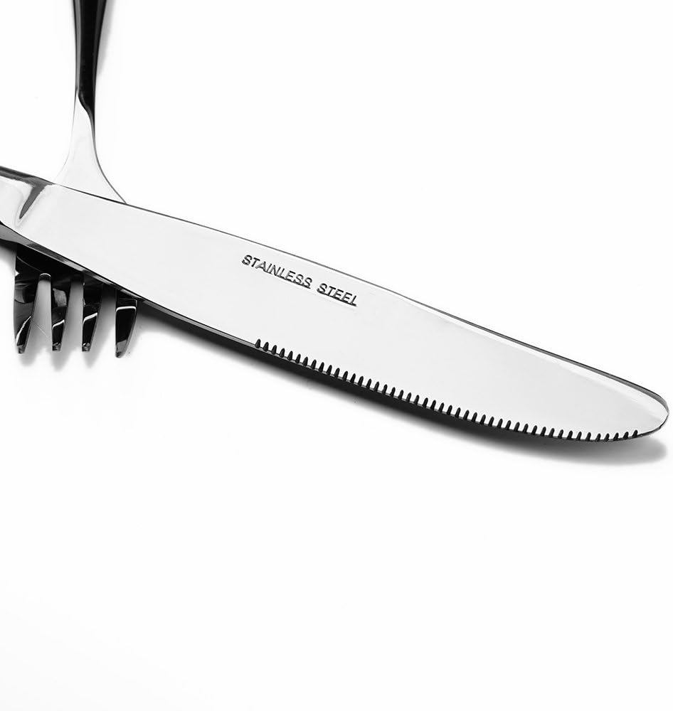 Eslite Stainless Steel Dinner Knives Set,12-Piece