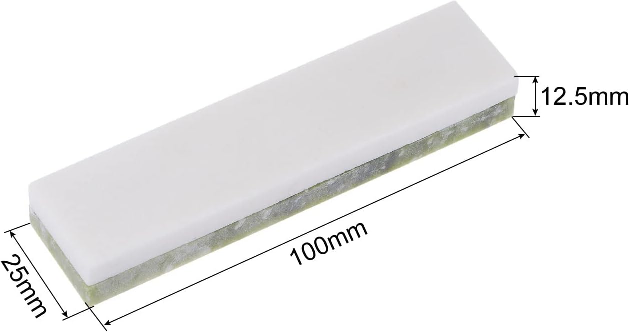 uxcell Sharpening Stones 10000/20000 Grit 2 Side Combination Whetstone Knife Sharpener Stone 100x25x12.5mm
