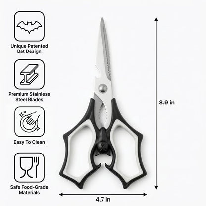 Halloween Kitchen Scissors Gothic Decor: Halloween Decorations Gothic Kitchen Bat Scissors Spooky Tool Cute Design Halloween Decor Gifts