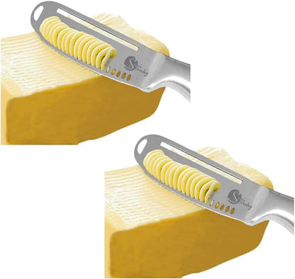 Simple preading Magic Butter Knife Spreader and Curler - Complete Your Kitchen Knives Set, Curl Your Butter with Ease 3 Different Ways