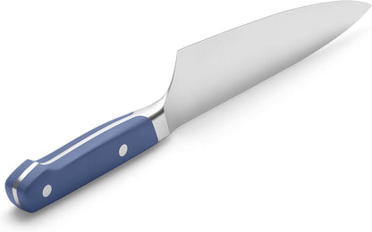 Misen 8" Chef Knife – High Carbon Japanese AUS-10 Stainless Steel – Hybrid German & Japanese Blade – Precision Kitchen Knife for Professionals & Home Cooks – Ultimate Cutting Performance - Green