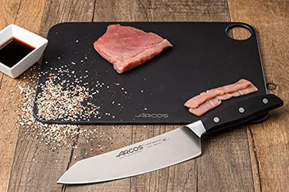 Arcos Forged Paring Knife 4 Inch Stainless Steel. Sharp Kitchen Knife for Peeling Fruits and Vegetables. Ergonomic Polyoxymethylene Handle and 100mm Blade. Series Manhattan. Color Black