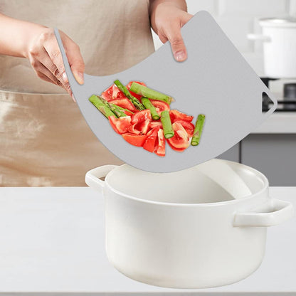 WK Flexible Plastic Cutting Boards Mats for Kitchen, Flexible Non Slip Cutting Mat, Thin Cutting Sheets, BPA Free, Dishwasher Safe, Multi Sizes