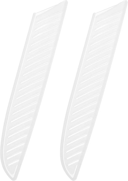 uxcell 5Pcs Knife Cover Sleeves Blade Edge Guards for 8" Chef Knife Protector Universal Knife Sheath for Kitchen, White