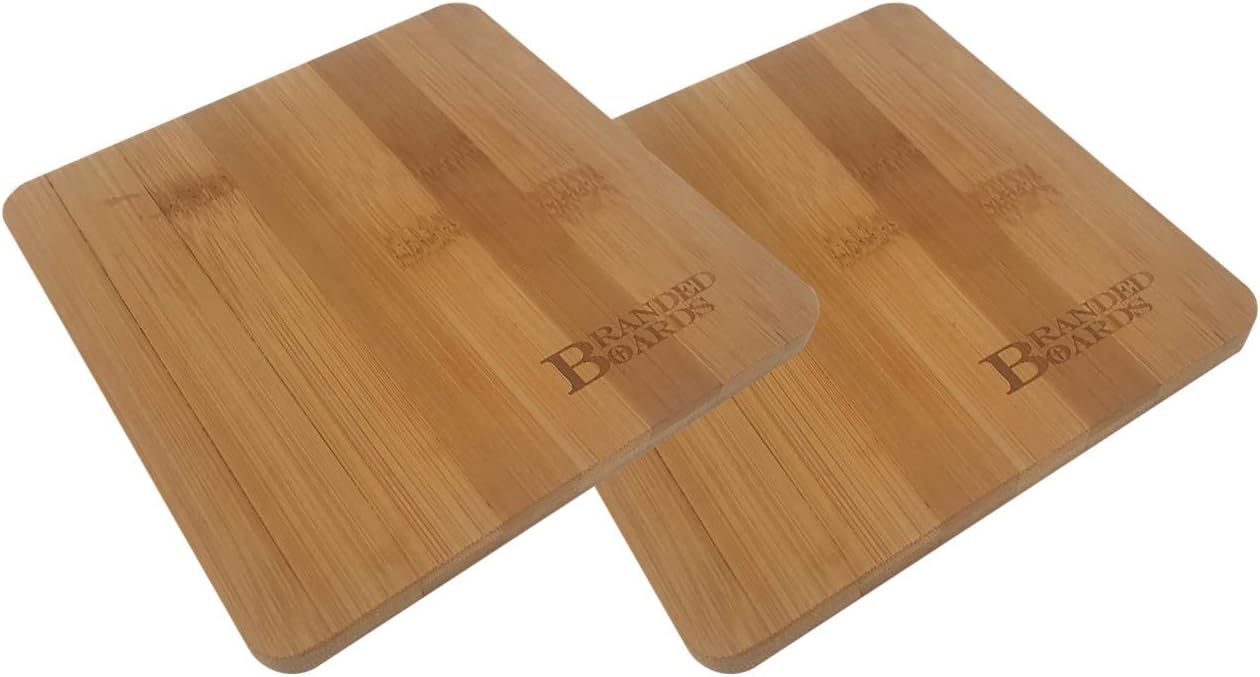 Small Mini All Natural Bamboo Cutting Board, Great for Apartments RV's Home Bar Charcuterie Backpacking Camping Bushcraft Dorm Rooms Picnics & Entertaining (1 Pack)