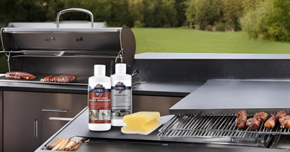 CLEAN MY STEEL Stainless Steel Rust Stain Remover Eraser Cleaner for Fridge, Outdoor BBQ Grill, from Metal Sink and Appliances, NSF Certified, Food Area Safe, 4 oz