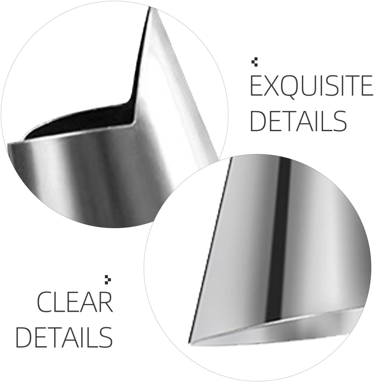 Amosfun 20pcs Stainless Steel Finger Nail Guard Kitchen Tools for Cutting Dicing Peeling Finger Protectors for Vegetable Fruit and Seafood Preparation Home and Professional Use