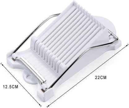Luncheon Meat Slicer,Luncheon meat Fruit Boiled Egg Ham Garlic Cheese Butter Slicers Cutter, Durable ABS and Stainless Steel Wires, Cuts 11 Slices