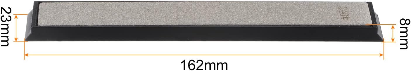 uxcell Diamond Sharpening Stones 3000 Grit Whetstone Knife Sharpener Stone with Non-Slip Base