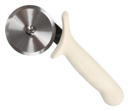 Dexter-Russell 4" Pizza Cutter, P177A-4PCP | SANI-SAFE Series, Stainless Steel Blade with Slip-Resistant Polypropylene Handle | Heavy-Duty Rotary Cutter for Pizza, Pastry & More | Made in USA
