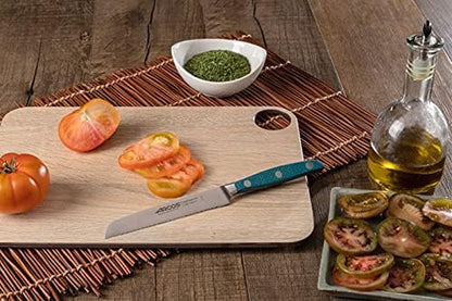 Arcos Forged Boning Knife in Nitrum Stainless Steel, Professional 6 Inch Butcher Knife for Removing Meat from Bones, Ergonomic Blue Handle, Brooklyn Series