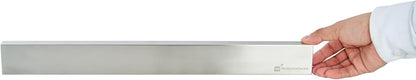 Restaurantware Eco Tek 17.7 Inch Magnetic Knife Holder For Wall 1 Powerful Knife Magnetic Strip - Space-Saving Organizer Securely Hang Kitchen Utensils or Tools Natural Wood Knife Hanger