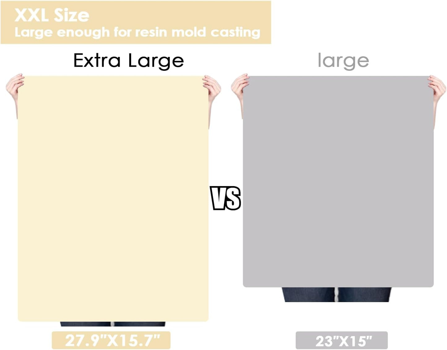 Extra Large Dark Green Countertop Mat - Silicone Table Kitchen Desk Mat - Non-Slip & Heat Resistant - Dinner Placemat Pastry Dough Rolling Mat - Colors B
