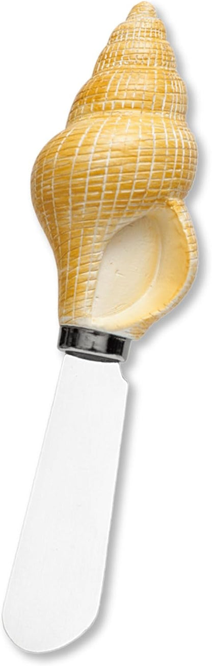 UP UPware Black Lighthouse Cheese Spreaders, Hand-Painted Resin Handles with Stainless Steel Blades for Spreading Cream Cheese, Butter, Jam, or Sandwich, Set of 4