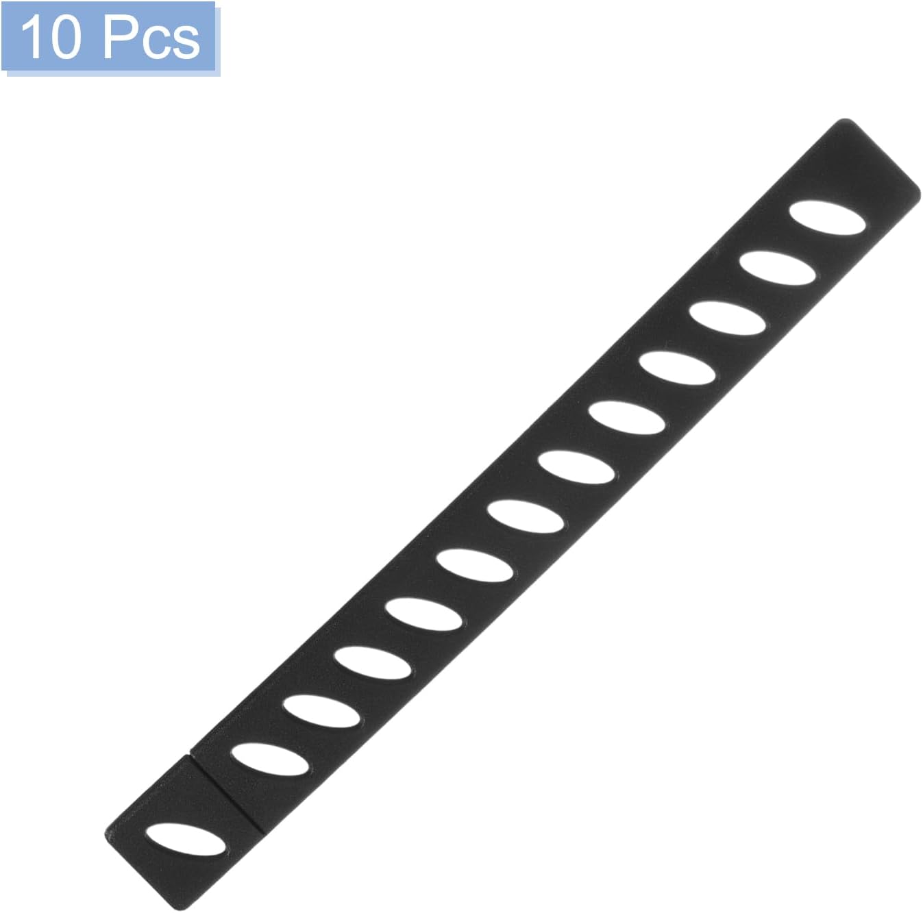 uxcell 10Pcs Knife Edge Guards Blade Protector Plastic Knife Edge Cover Sleeves Universal Blade Covers Knife Sheath for Kitchen, Black