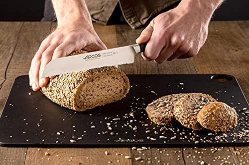 Arcos Forged Paring Knife 4 Inch Stainless Steel. Sharp Kitchen Knife for Peeling Fruits and Vegetables. Ergonomic Polyoxymethylene Handle and 100mm Blade. Series Manhattan. Color Black