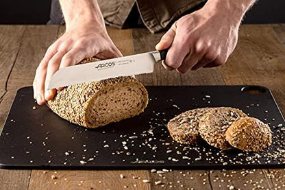 Arcos Forged Paring Knife 4 Inch Stainless Steel. Sharp Kitchen Knife for Peeling Fruits and Vegetables. Ergonomic Polyoxymethylene Handle and 100mm Blade. Series Manhattan. Color Black
