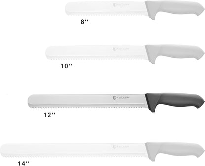 KUTLER Professional 8-Inch Bread Knife and Cake Slicer with Serrated Edge - Ultra-Sharp Stainless Steel Cutlery