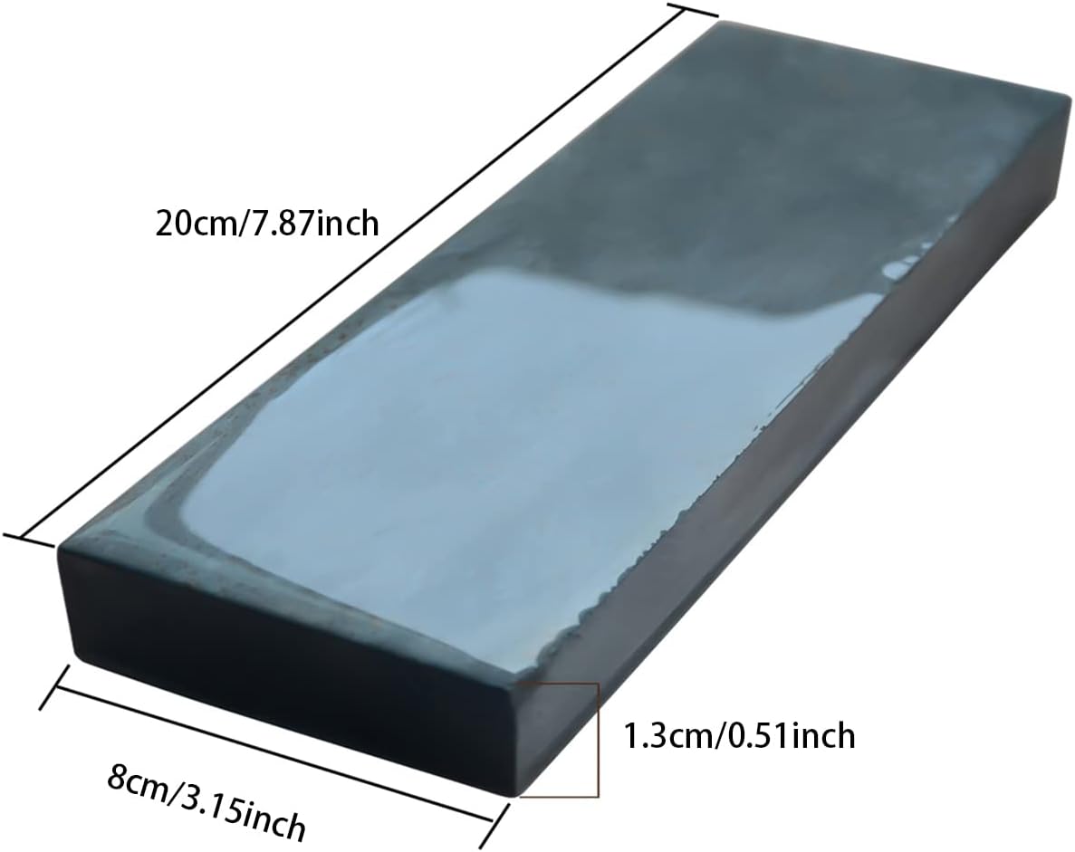 Grandslam Sharpening Stong Whetstone Set, Professional Natural 2 Sided Water Hone 3000# Whetstone, Kinfe Sharpening Stone Kit with Leather Strop, Slurry Stone, Polishing Compound