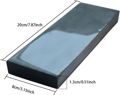 Grandslam Sharpening Stong Whetstone Set, Professional Natural 2 Sided Water Hone 3000# Whetstone, Kinfe Sharpening Stone Kit with Leather Strop, Slurry Stone, Polishing Compound