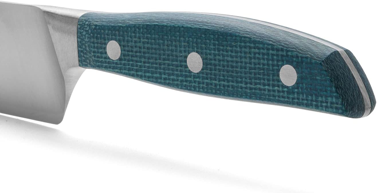 Arcos Forged Boning Knife in Nitrum Stainless Steel, Professional 6 Inch Butcher Knife for Removing Meat from Bones, Ergonomic Blue Handle, Brooklyn Series