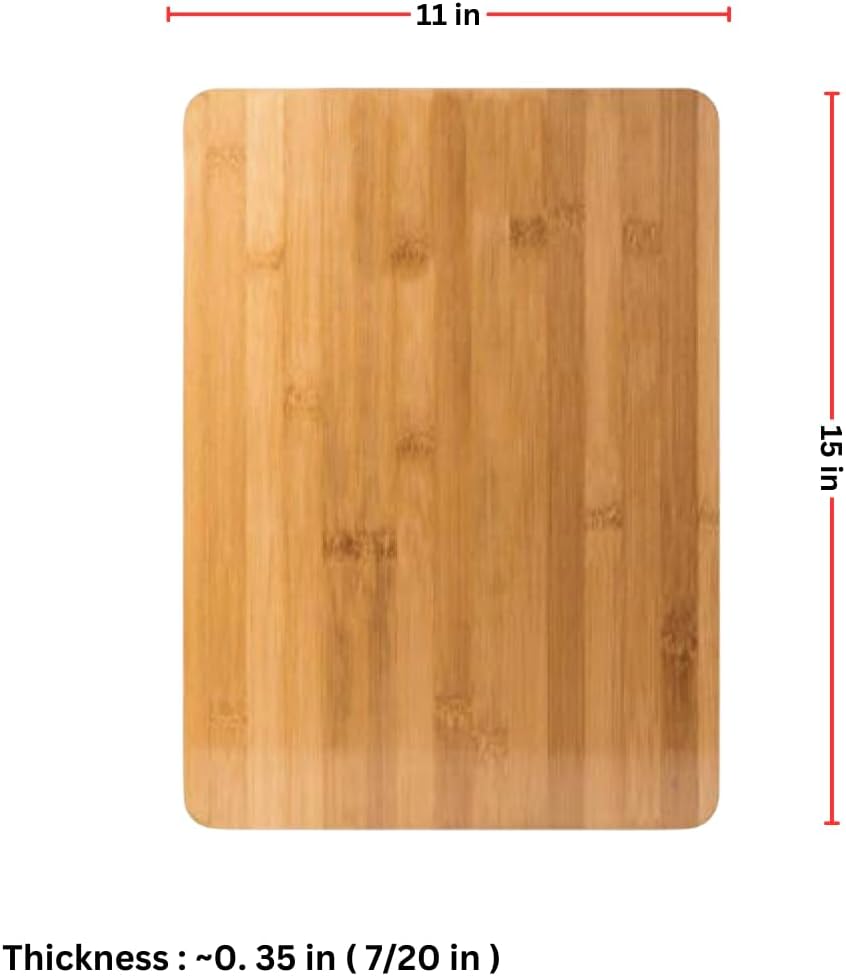 Set of 12, Bulk Wholesale Bamboo Cutting Boards – 15"x11" Large Blank Wood Charcuterie Trays, Grazing Platters for Home Decor, Party Use, Engraving Gifts, Epoxy Resin Art, or Rustic Wall Display