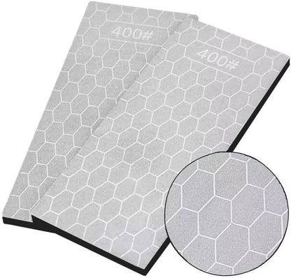 Diamond Sharpening Stone Set, Diamond sharpening plates for Scissors Knives Outdoor Tools From Coarse To Extra Fine (SET-D)