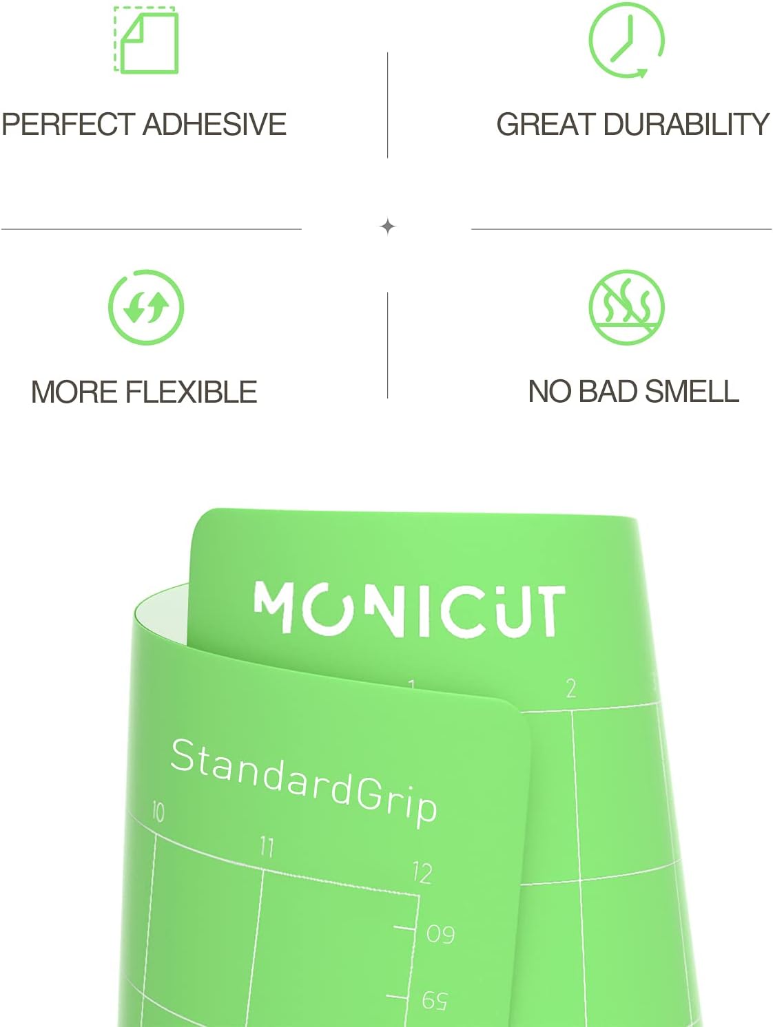 12x24 Stronggrip Cutting Mat for Cricut Maker 3/Maker/Explore 3/Air 2/Air/One, 3 Pcs Non-Slip Flexible Cutting Mats for Crafts, Quilting, Sewing and all Arts