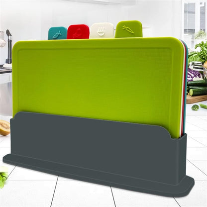 Cutting Board with Stand 4 Piece Kitchen