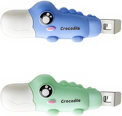 2 Pack Ceramic Box Cutter, Retractable, Mini, Cute, Box Opener, Built-In Magnetic, Small Box Cutter, Safe for Kids, Package Opener with Lanyard for Home, Office
